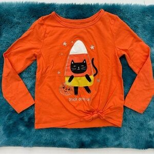 Carter’s Toddler Girl Long Sleeve Halloween Graphic Shirt Size 5T